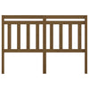 Bed Headboard Honey Brown 156x4x100 cm Solid Wood Pine