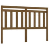 Bed Headboard Honey Brown 166x4x100 cm Solid Wood Pine