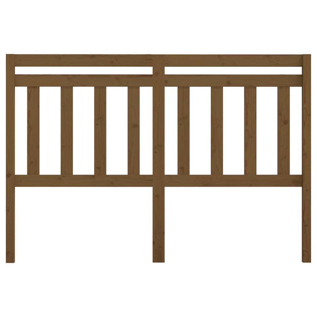 814107 vidaXL Bed Headboard Honey Brown 166x4x100 cm Solid Wood Pine