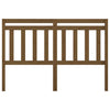 Bed Headboard Honey Brown 166x4x100 cm Solid Wood Pine