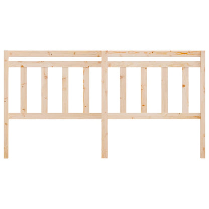 814109 vidaXL Bed Headboard 186x4x100 cm Solid Wood Pine