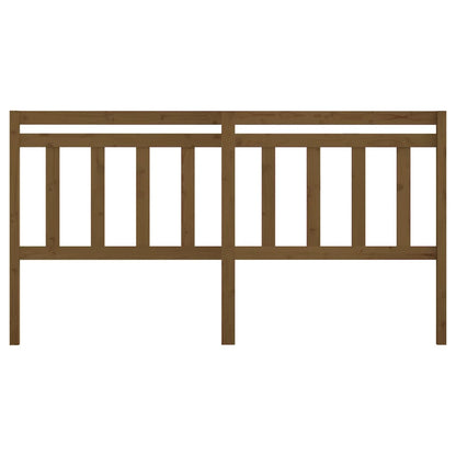 814112 vidaXL Bed Headboard Honey Brown 186x4x100 cm Solid Wood Pine