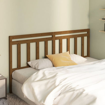 814112 vidaXL Bed Headboard Honey Brown 186x4x100 cm Solid Wood Pine