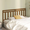 Bed Headboard Honey Brown 186x4x100 cm Solid Wood Pine