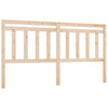 Bed Headboard 206x4x100 cm Solid Wood Pine