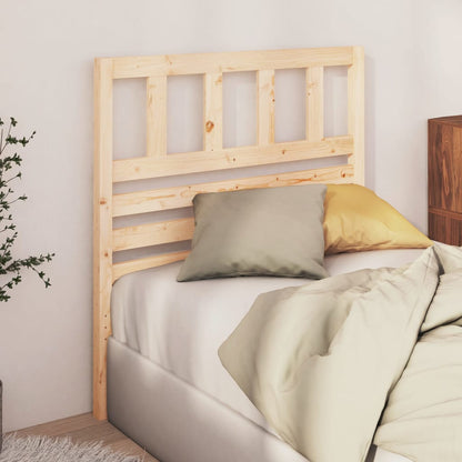 Bed Headboard | Natural wood | Solid pine wood | Standard