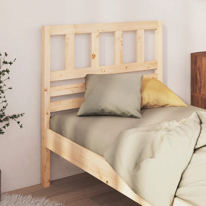 Bed Headboard | Natural wood | Solid pine wood | Standard