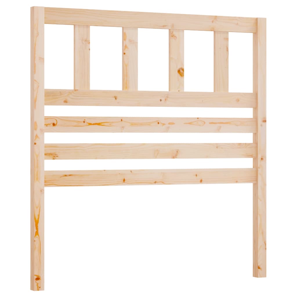 Bed Headboard | Natural wood | Solid pine wood (untreated)