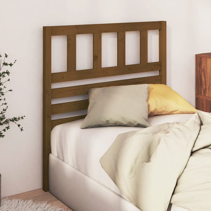 Bed Headboard | Honey brown | Solid pine wood | Stylish Design