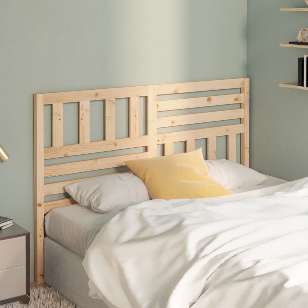 Bed Headboard | Solid Pine Wood | 146x4x100 cm | Attractive Design
