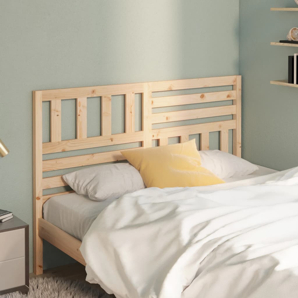Bed Headboard | Solid Pine Wood | 146x4x100 cm | Attractive Design