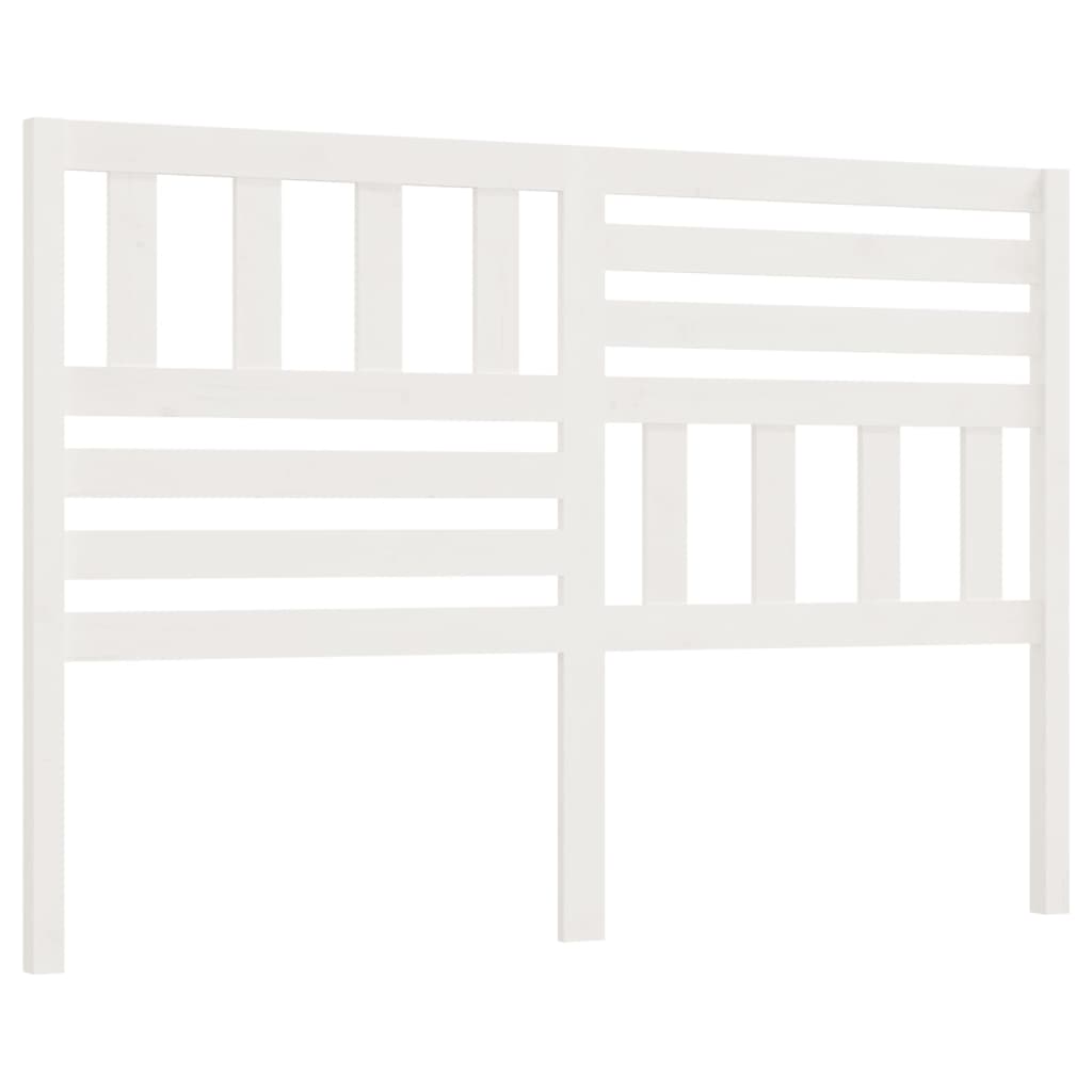 Bed Headboard | White | Solid pinewood | 146 cm | Appealing Design