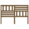 Bed Headboard Honey Brown 156x4x100 cm Solid Wood Pine