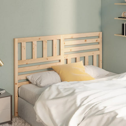 Bed Headboard | Natural Wood | Solid Pine Wood | 166x4x100 cm