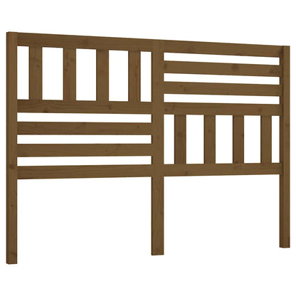 Bed Headboard | Honey brown | Solid Pine Wood | 166 x 4 x 100 cm