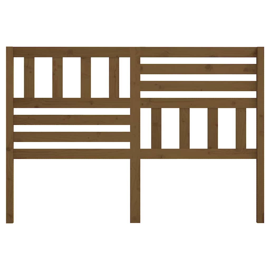 Bed Headboard | Honey brown | Solid Pine Wood | 166 x 4 x 100 cm