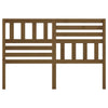 Bed Headboard Honey Brown 166x4x100 cm Solid Wood Pine