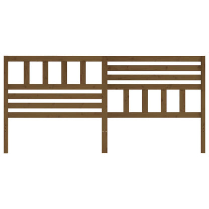 Bed Headboard | Honey brown | Solid pinewood | Standard | Durable