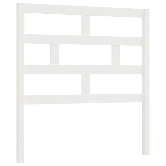 Bed Headboard | White | Solid pine wood | 81 x 4 x 100 cm | Chic Design