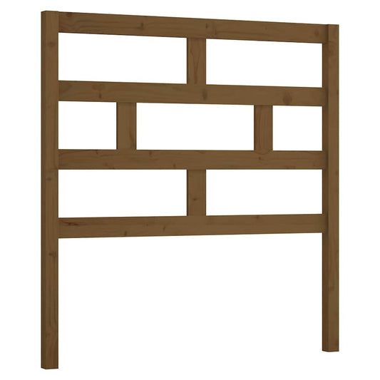 Bed Headboard | Honey brown | Solid pine wood | Medium | Tough