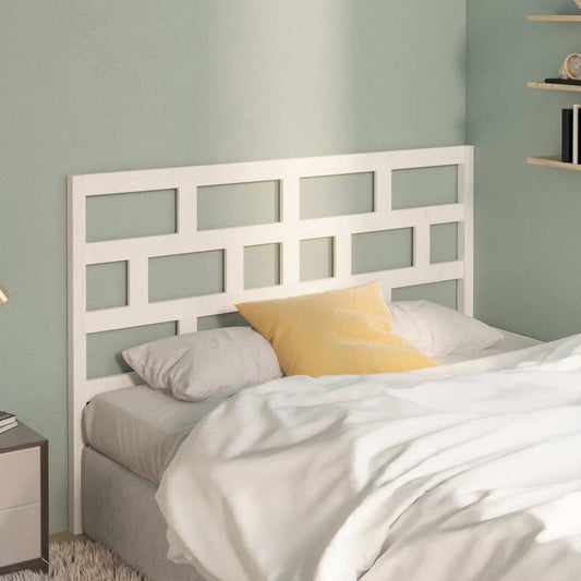 Bed Headboard | White | Solid Pine Wood | Standard |  Appealing Design