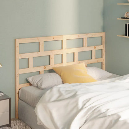 Bed Headboard 141x4x100 cm Solid Wood Pine