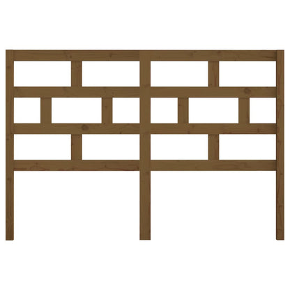 Bed Headboard Honey Brown 141x4x100 cm Solid Wood Pine