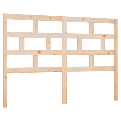 Bed Headboard 146x4x100 cm Solid Wood Pine