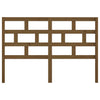 Bed Headboard Honey Brown 156x4x100 cm Solid Wood Pine