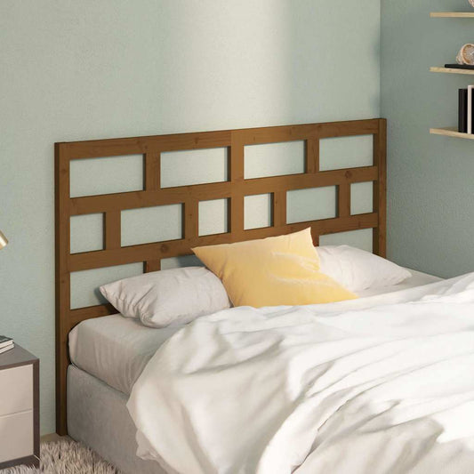 Bed Headboard | Honey brown | Solid pine wood