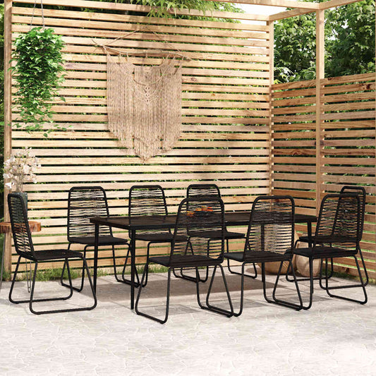 Garden Dining Set | Black