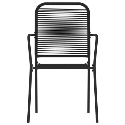 Dining Set | Black | Powder-coated steel | 5 Piece Set | Durable