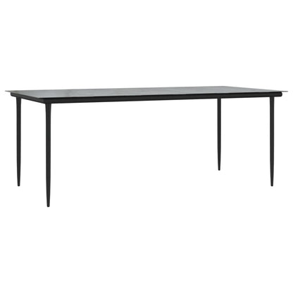 Garden Dining Set | Black