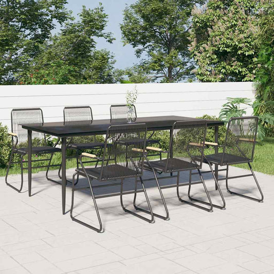 Garden Dining Set | Black