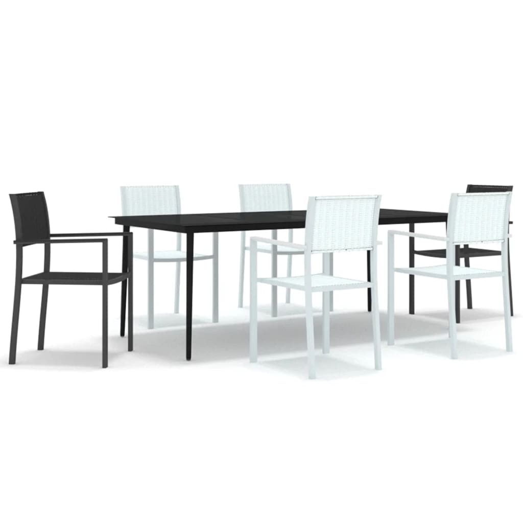Garden Dining Set | Black and White