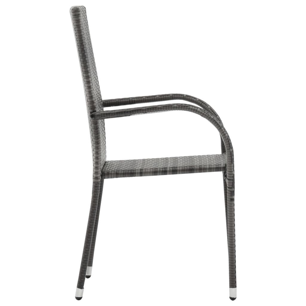 Garden Dining Set | Grey and Black