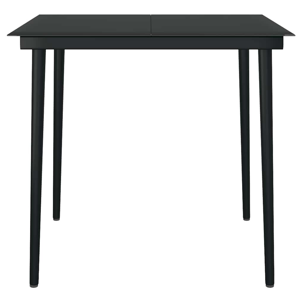 Garden Dining Set | Brown and Black