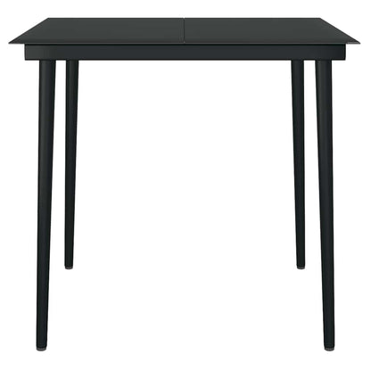 Garden Dining Set | Brown and Black