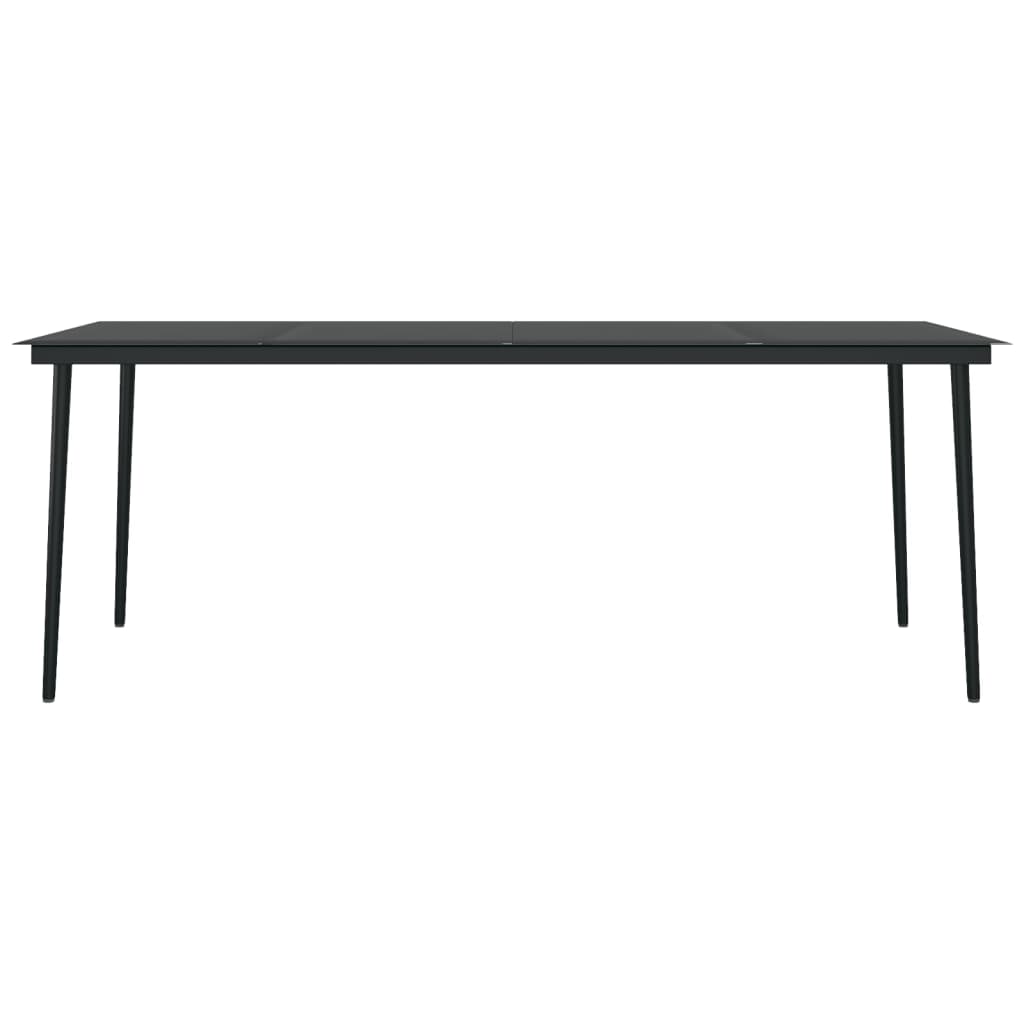 Garden Dining Set | Brown and Black
