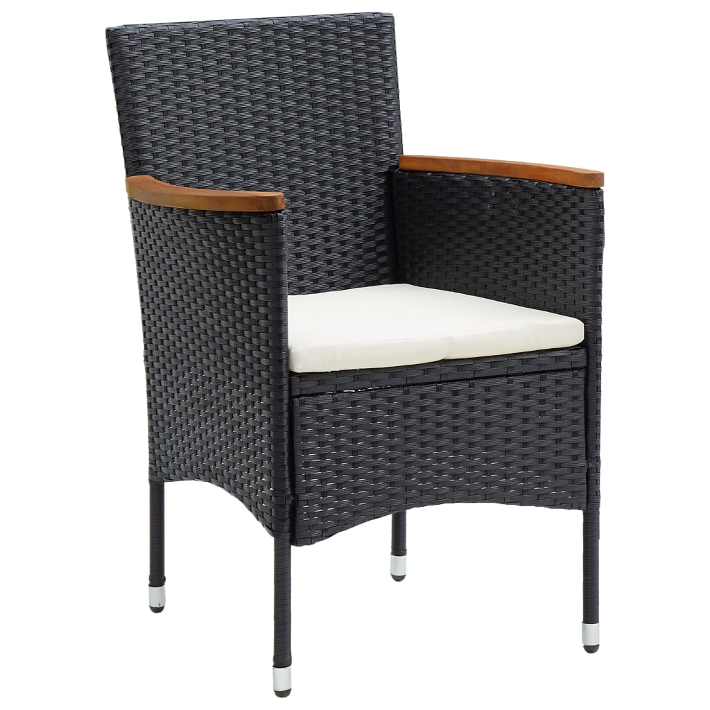 Garden Dining Chair | Set of 4 | Black