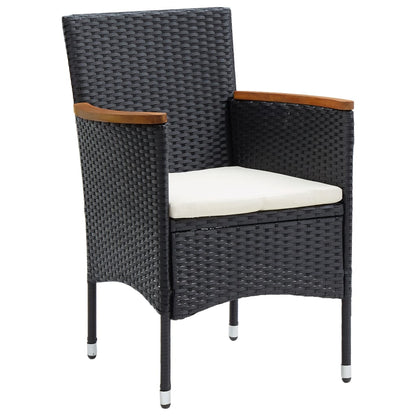 Garden Dining Chair | Set of 4 | Black