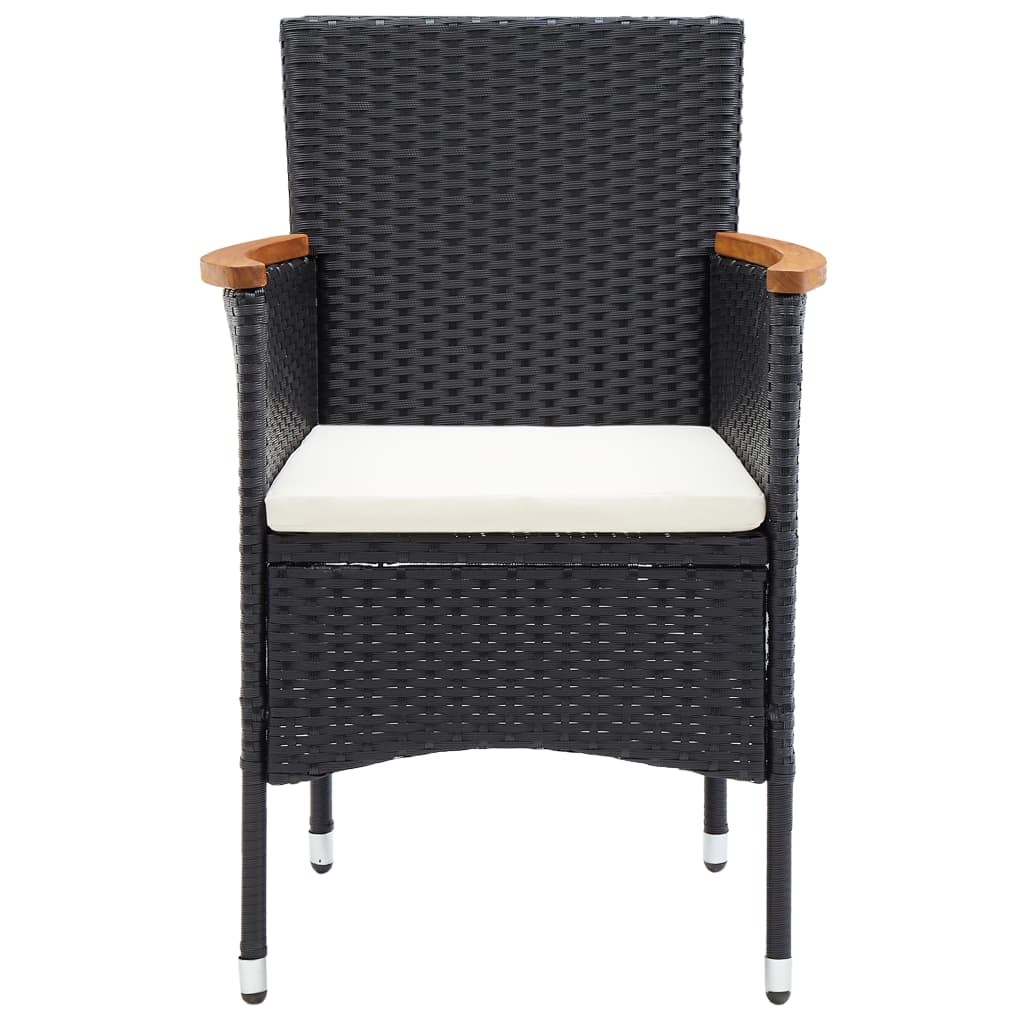 Garden Dining Chair | Set of 4 | Black