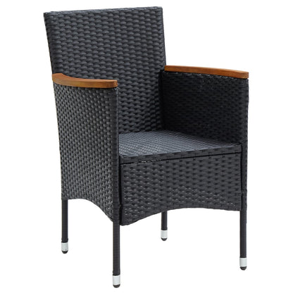 Garden Dining Chair | Set of 4 | Black