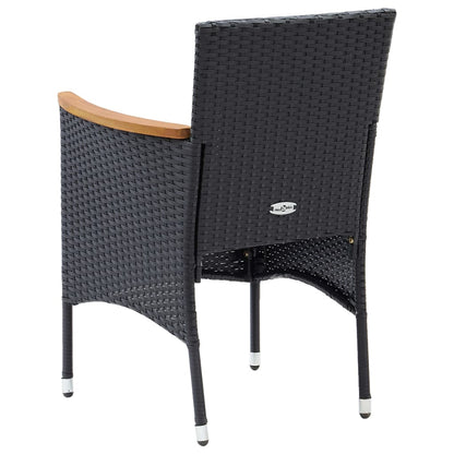 Garden Dining Chair | Set of 4 | Black