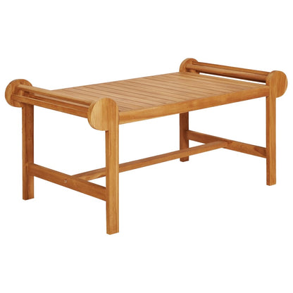 4 Piece Garden Lounge Set Solid Wood Teak
