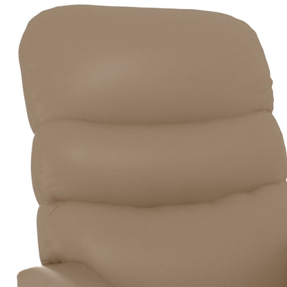 Massage Chair Cappuccino Faux Leather