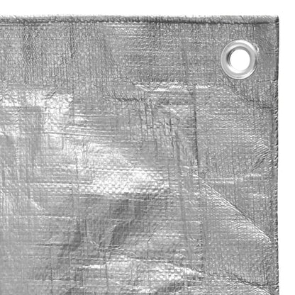 Tarpaulin 180 g/m² 4x5 m Grey HDPE