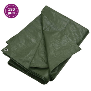 Tarpaulin 180 g/m² 2x3 m Green HDPE