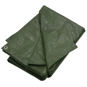 Tarpaulin 180 g/m² 4x5 m Green HDPE