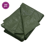 Tarpaulin 180 g/m² 4x8 m Green HDPE